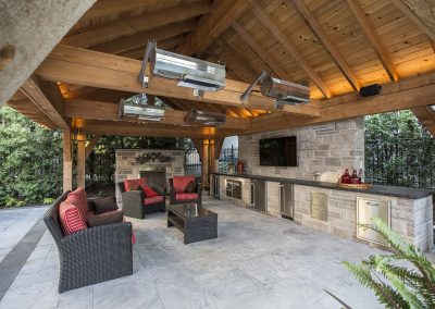 Landscape, Fireplace, Outdoor Kitchen