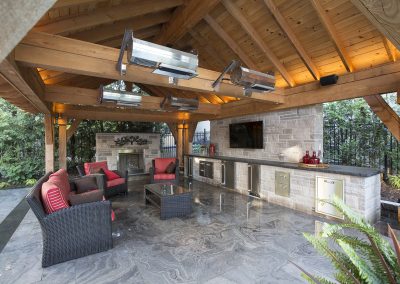 Landscape, Fireplace, Outdoor Kitchen