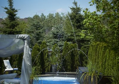 Waterfall Feature, Swimming Pool