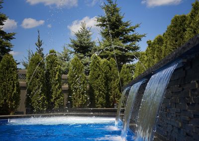 Waterfall Feature, Swimming Pool